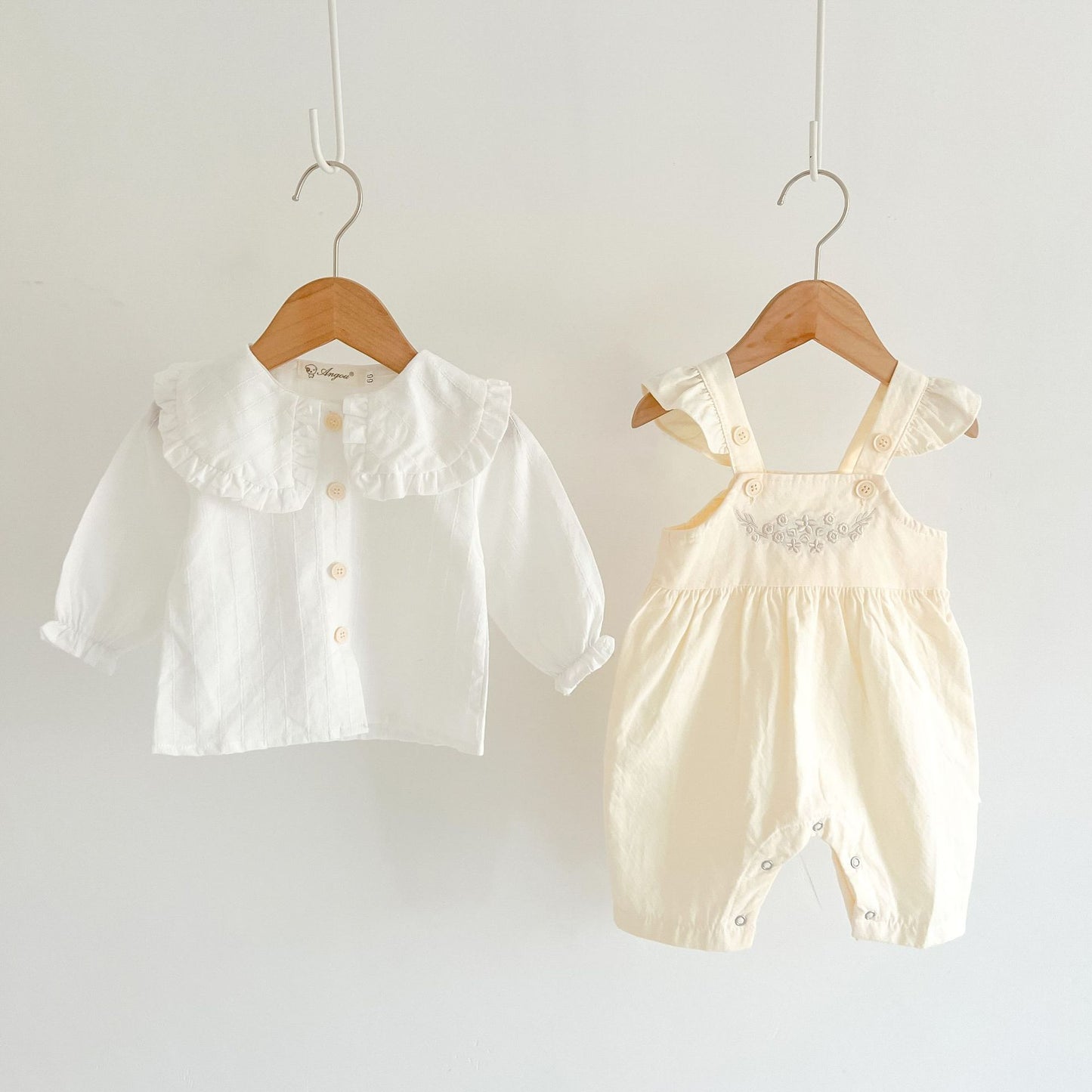 SunnySprout Adjustable Suspender Romper