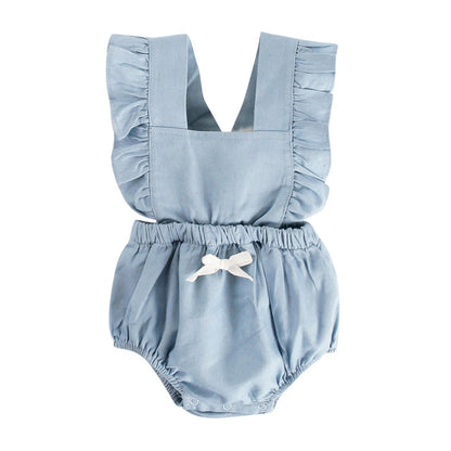 Ins Denim Baby One-Piece Romper