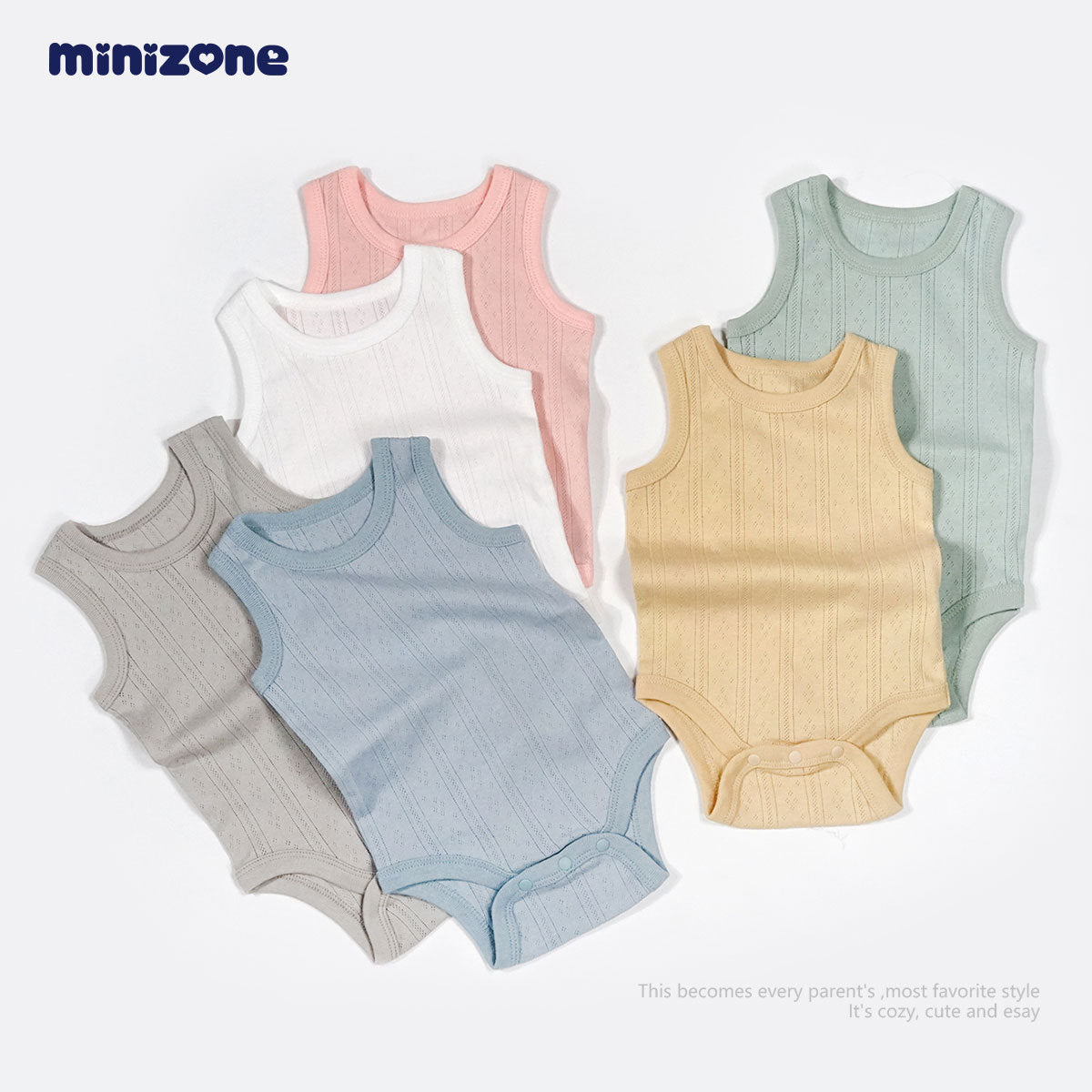 Baby Sleeveless Cotton Vest