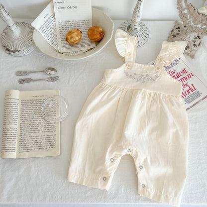 SunnySprout Adjustable Suspender Romper