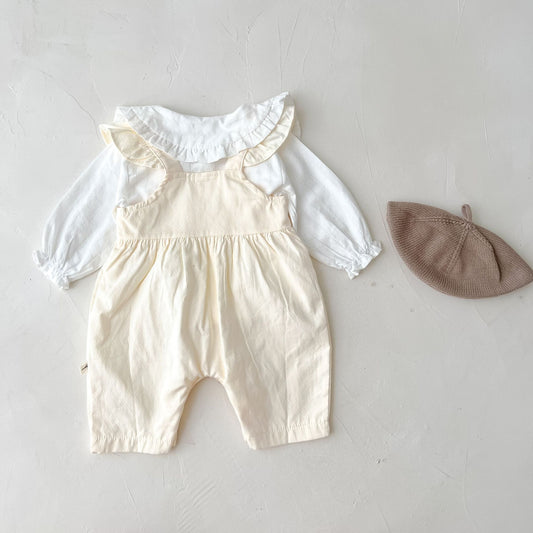 SunnySprout Adjustable Suspender Romper