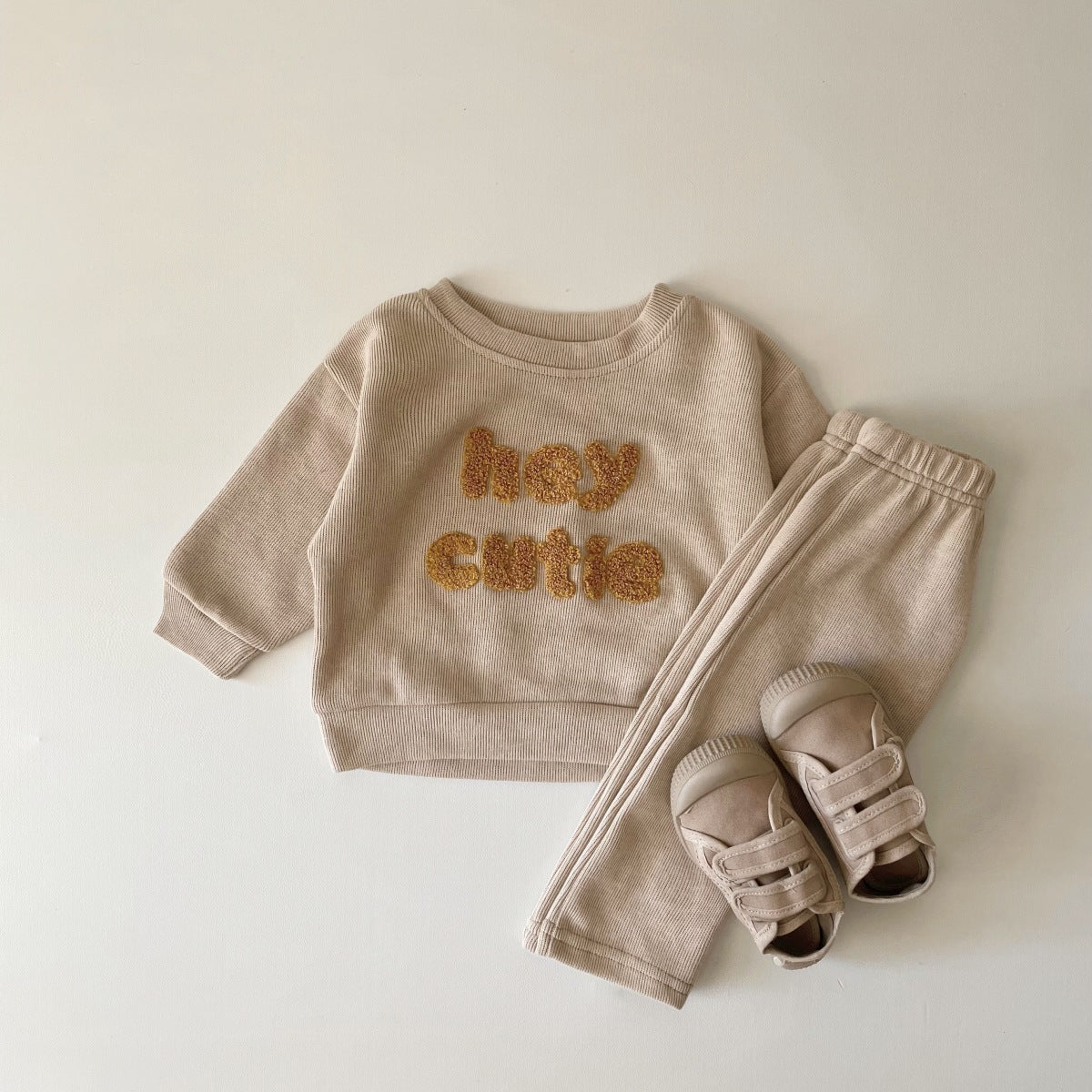 CozyAlphabet Two-Piece Baby Set