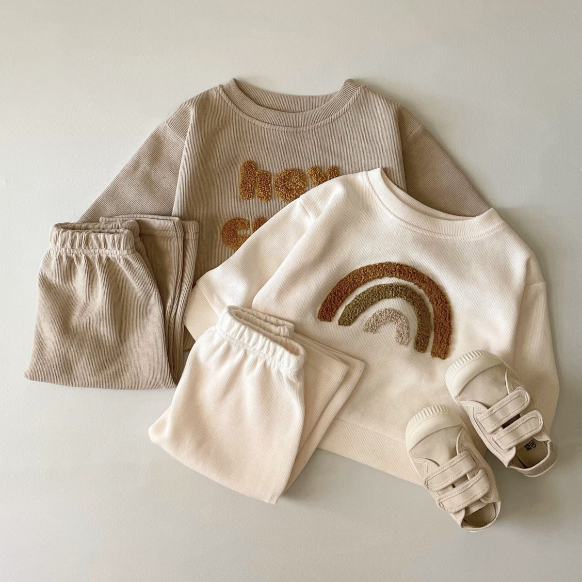 CozyAlphabet Two-Piece Baby Set